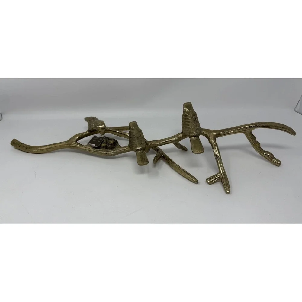 Metal Home Decor Birds On Branch Long Made In India New